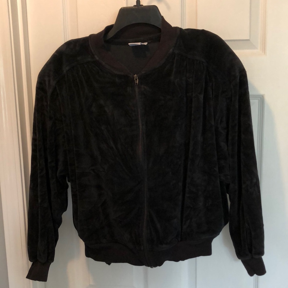 Black Velour Small Jacket BAY CLUB